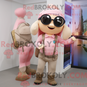 Costume de mascotte Peach...