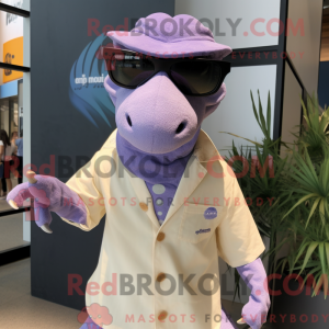 Lavender Iguanodon mascot...