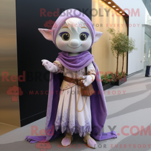 Lavendel elver maskot...