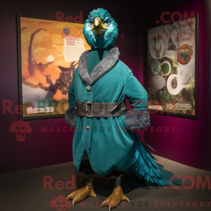 Costume de mascotte de paon...