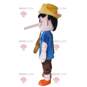 Mascotte de Pinocchio célèbre personnage de dessin animé -
