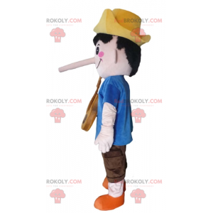 Mascotte Pinocchio famoso personaggio dei cartoni animati -