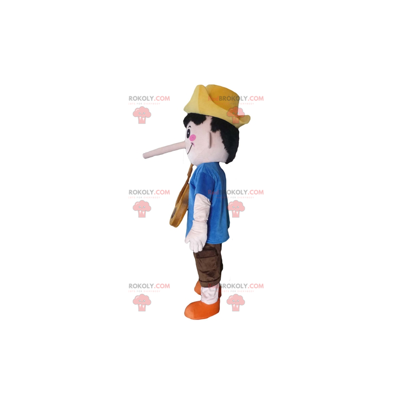 Mascot Pinocchio famous cartoon character - Redbrokoly.com