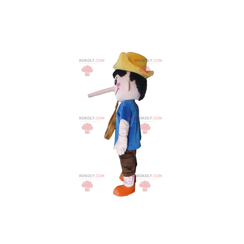 Maskot Pinocchio berömda seriefigur - Redbrokoly.com