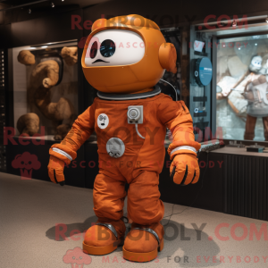 Rust Astronaut maskot drakt...