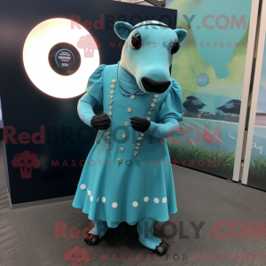 Cyan Tapir máscara de...
