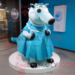 Cyan Tapir máscara de...