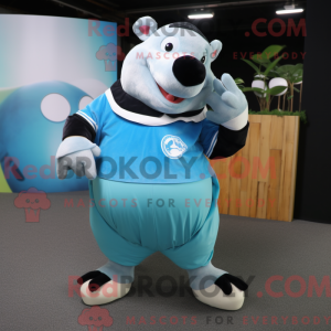 Cyan Tapir máscara de...
