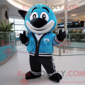 Disfraz de mascota Cyan...