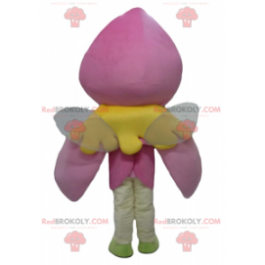 Mascot blonde girl with small wings - Redbrokoly.com