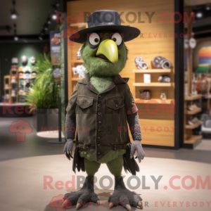 Olive Crow-maskotdraktfigur...