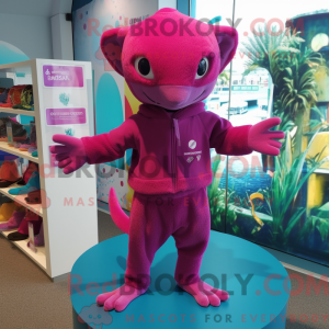 Magenta Chupacabra máscara...