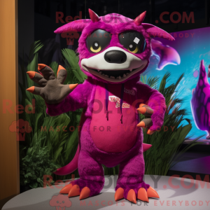 Magenta Chupacabra máscara...
