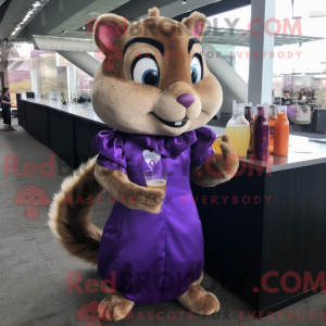 Lilla Chipmunk maskot...