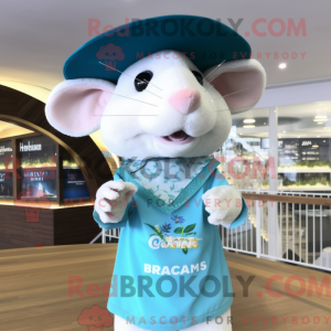Cream Rat maskot kostume...
