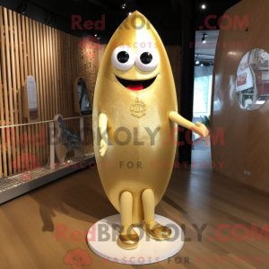 Gold Surfboard mascot...