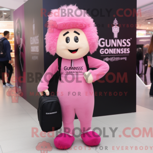 Pink Guinness mascot...