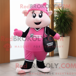 Pink Guinness maskot...