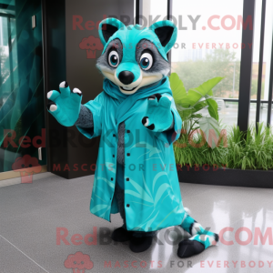 Turquoise Civet mascot...