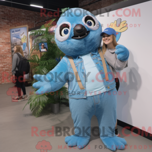 Maskotka Blue Sloth...