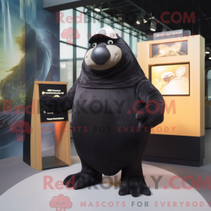 Mascotte de Morse noir...