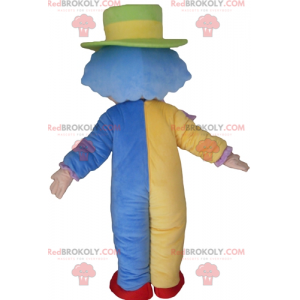 Lieve en schattige veelkleurige clown mascotte - Redbrokoly.com