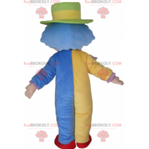 Lieve en schattige veelkleurige clown mascotte - Redbrokoly.com