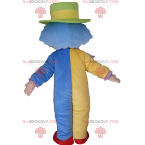 Süßes und süßes mehrfarbiges Clownmaskottchen - Redbrokoly.com