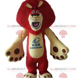 Alex mascot famous lion of Madagascar cartoon - Redbrokoly.com