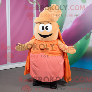 Maskottchenkostüm Peach...