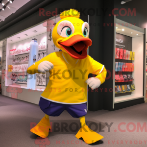 Mascotte de canard de...