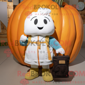 White Pumpkin mascot...