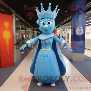 Sky Blue Queen mascot...