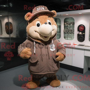 Brown Sow-maskotdraktfigur...
