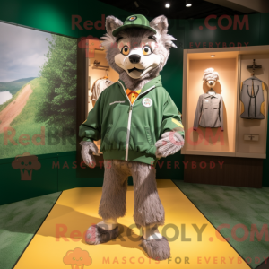 Sig Wolf maskot kostume...