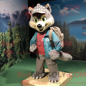Si Wolf maskot drakt...