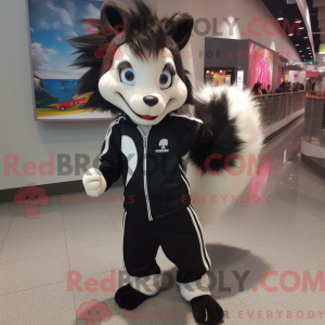 Skunk-maskotdraktfigur...