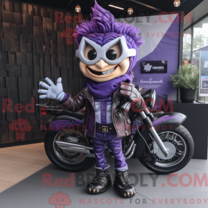 Maskotdraktfigur Purple...