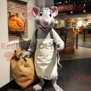 Sølv Ratatouille maskot...