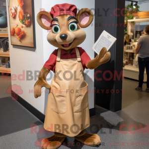 Tan Ratatouille mascot...