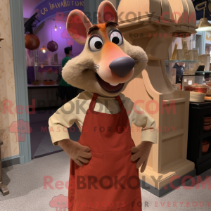Tan Ratatouille maskot...