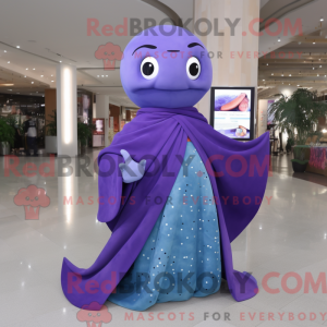 Lilla Stingray maskot...