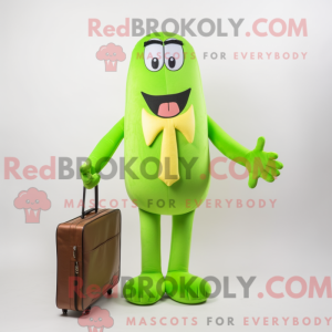 Postava maskota Lime Green...