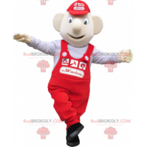 Snowman maskotoveralls og hette - Redbrokoly.com