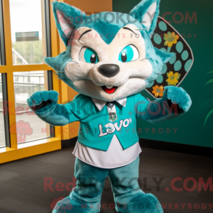 Costume de mascotte de Lynx...