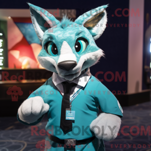 Costume de mascotte de Lynx...