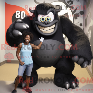 Black Ogre mascottekostuum...