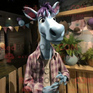 Lavendel Okapi maskot...
