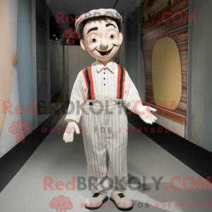 Costume mascotte de mime...