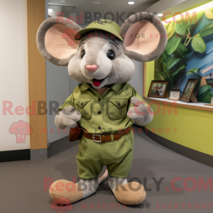Máscara de Olive Mouse com...